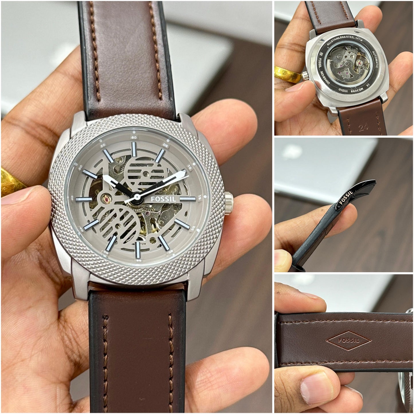 Fossil Everett Skeleton ME3207 – Automatic Watch