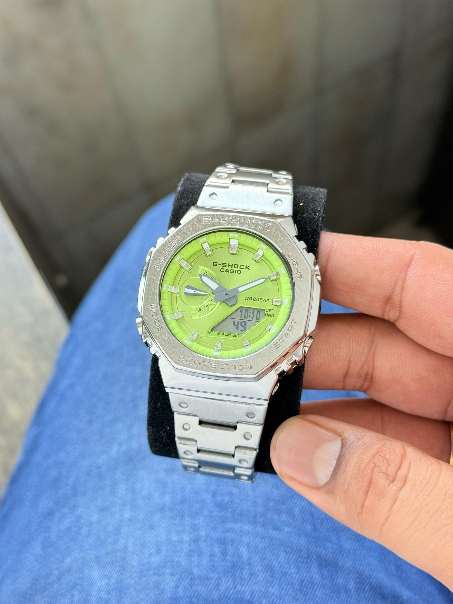 G-Shock GM 2110D With Metal Body And Strap