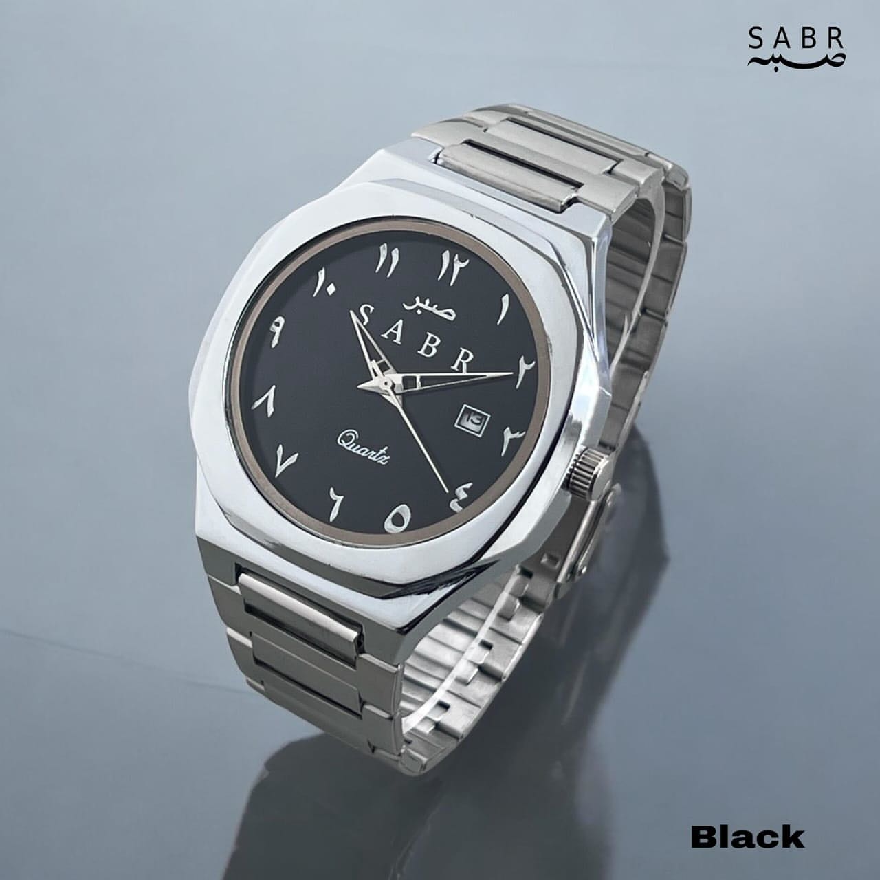 SABR Classic – Arabic Dial Stainless Steel Watch