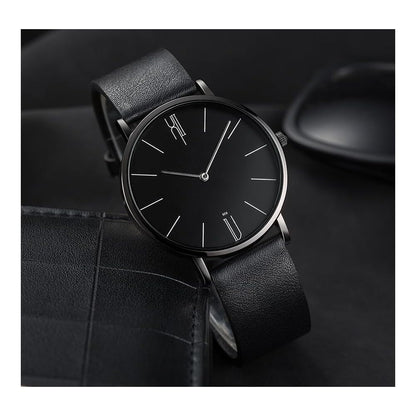 Black Leather Watch – Elegant & Timeless Design