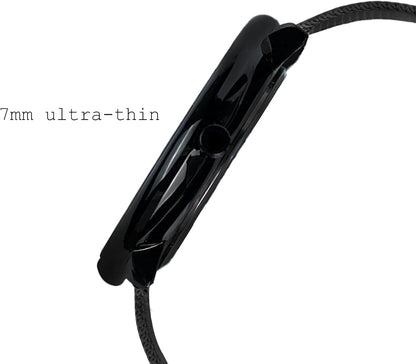 CRRJU All Black – Minimalist Stainless Steel Watch