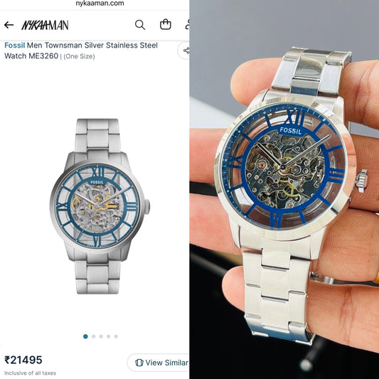 Fossil Townsman ME3260 Automatic Skeleton Watch